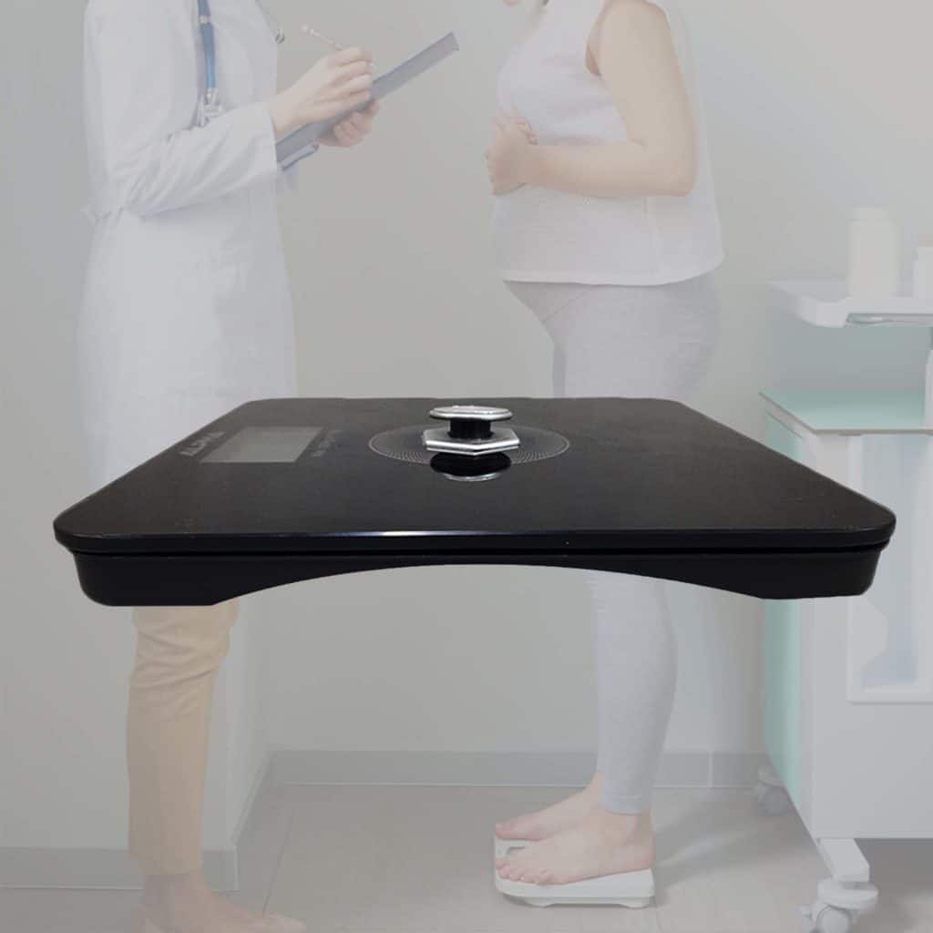 SRS430 body scale, side view with the knob