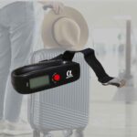 SRS530 luggage scale with strap and Alpha logo