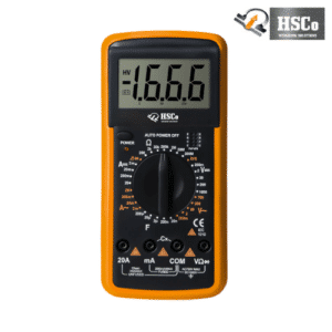 DT9205A digital multimeter with rotary knob and LCD