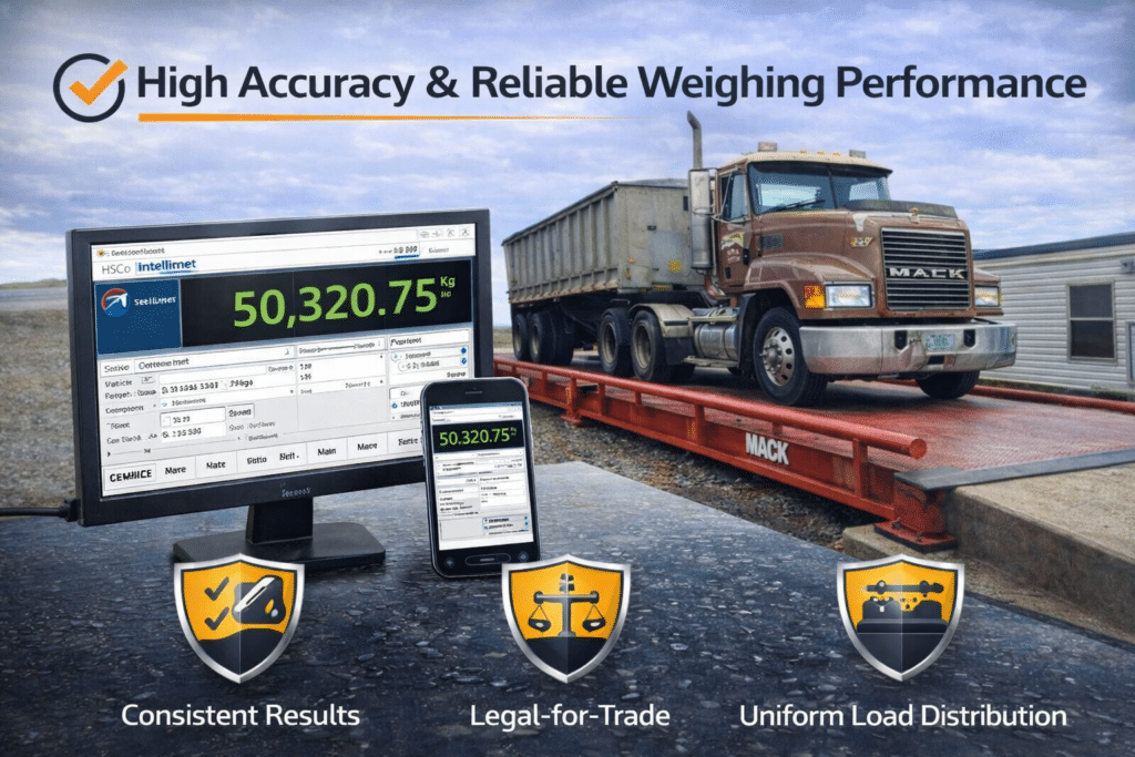 High Accuracy & Reliable Weighing Performance