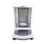 LAB300 precision laboratory balance with glass draft shield and keypad