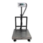 PLSSB platform scale with stainless platter, MS frame and indicator on the column
