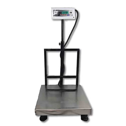 HSCo-PLSSB-1.jpg PLSSB platform scale with stainless platter, MS frame and indicator on the column