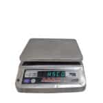 HSCo SSB50 stainless steel table top scale with green LED display
