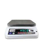 HSCo MSB30 table top scale with green display and stainless platter