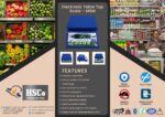Electronic table top scale MSM leaflet with features, shop use