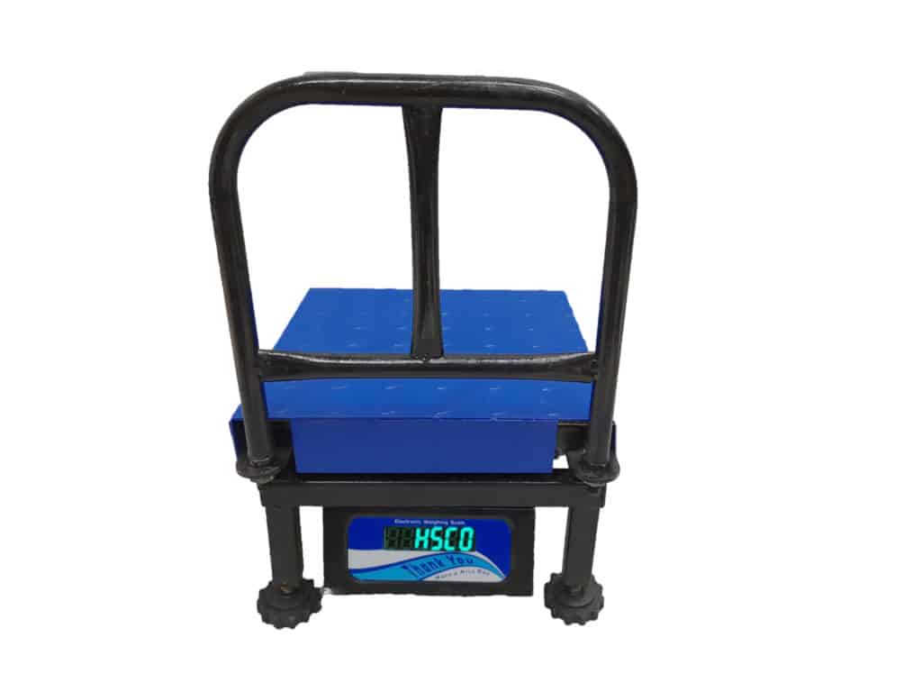 PLCHQCHI mobile platform scale, front view with display