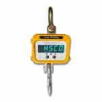 HSCo CRH electronic crane scale with yellow body, shackle and hook