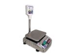 SSSP05 table top scale, side view with pole display