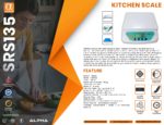 Alpha SRS135 kitchen scale leaflet