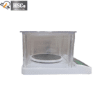 Clear draft shield of the SRS370 precision scale