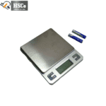 SRS380 precision scale with stainless platform and AAA batteries