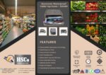 HSCo electronic waterproof table top scale SSSWR features leaflet