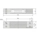 Table Top Scale Load Cell, 3 to 80 kg, IP65 | HSCo