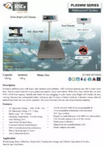 Waterproof Platform Scale