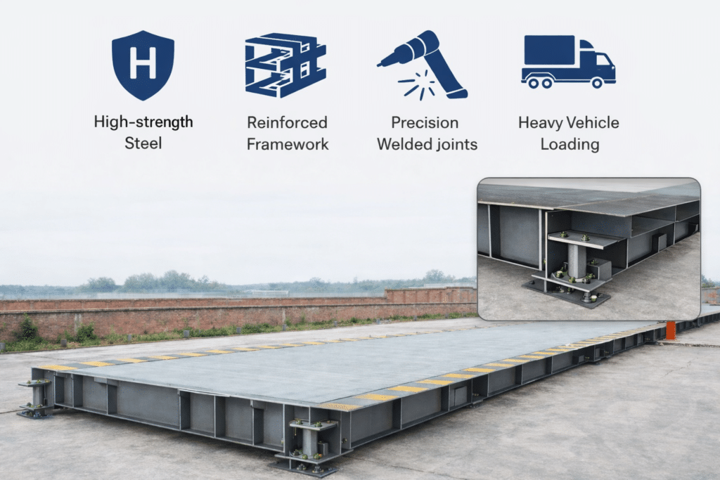 Electronic Weigh Bridge – HSCRCTWB | Hindustan Scale Company