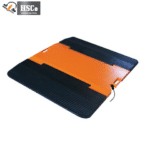 HSCo portable weigh pad, orange and black, with ramps