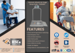 Electronic wheelchair single ramp scale features leaflet