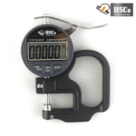 Electronic thickness gauge with LCD and handle lever