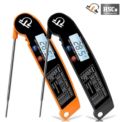 ft1-1.png HSCo digital food thermometers in orange and black with folding probes