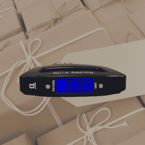 SRS550 luggage scale blue backlit display