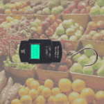 SRS510 luggage scale, side view with hook