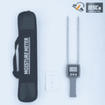TK100 moisture meter with its carry bag