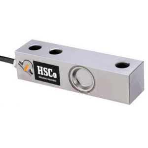 HSCo shear beam load cell with mounting holes and cable