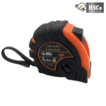 HSCo 5 m measuring tape, side view with strap