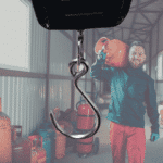 Stainless steel hook of the SRS051 luggage scale