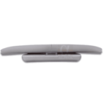 SRSP130 pet scale, side view of the curved tray