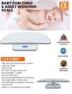 Alpha baby cum child and adult weighing scale leaflet