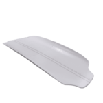 SRSB127 curved tray, end view