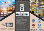 Electronic jewellery weighing scale with glass windshield featuring description and specification