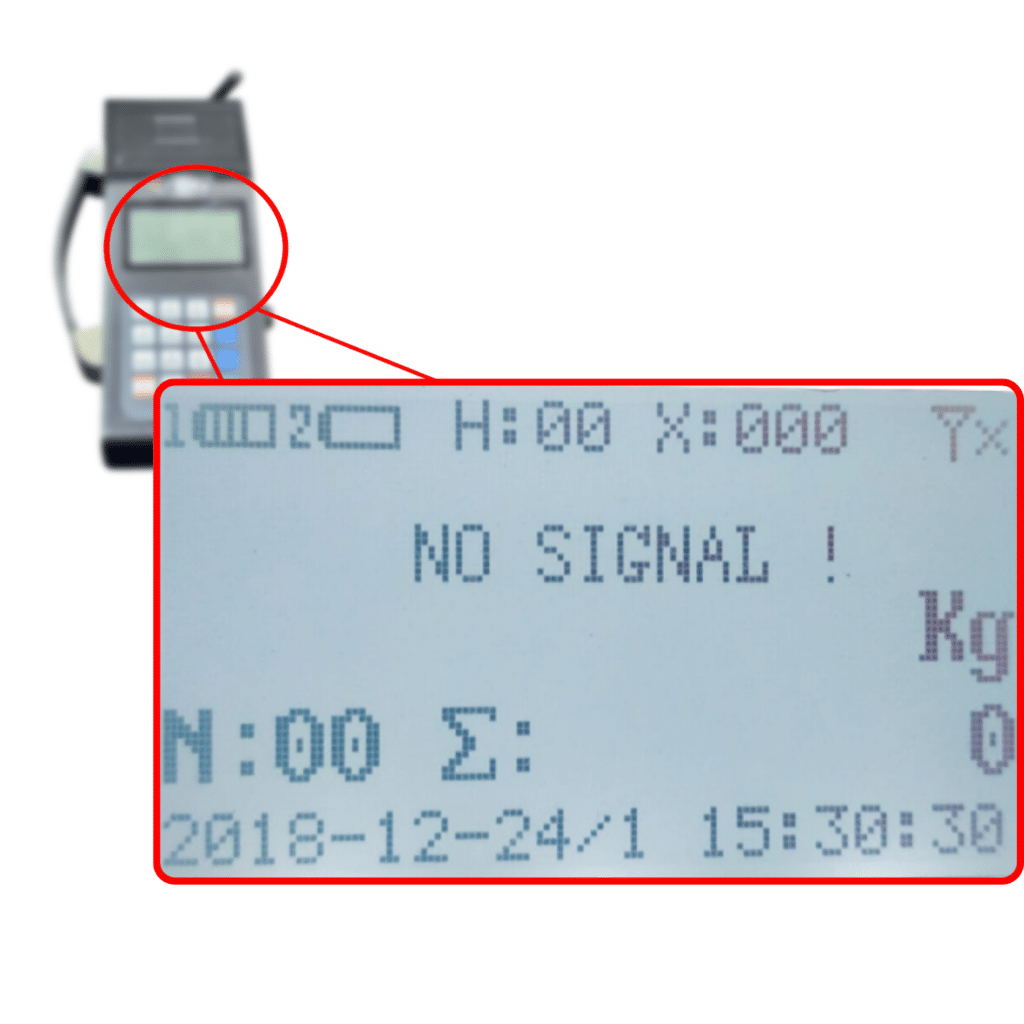 Hand Held Remote with Jumbo Display, Printer & USB Connectivity – HHRJDPU display