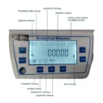 Lcd screen of a weighing scale