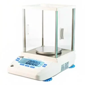 Electronic Lab Digital scale with a sleek glass cover.