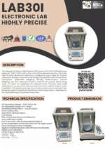 LAB301 – Electronic Laboratory Scale with Battery Backup and RS232