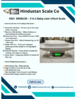HSC-SRSB135 2 in 1 baby cum infant scale leaflet with how-to steps