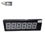 HSCo CRHJD jumbo wall display with six large red LED digits in a black housing
