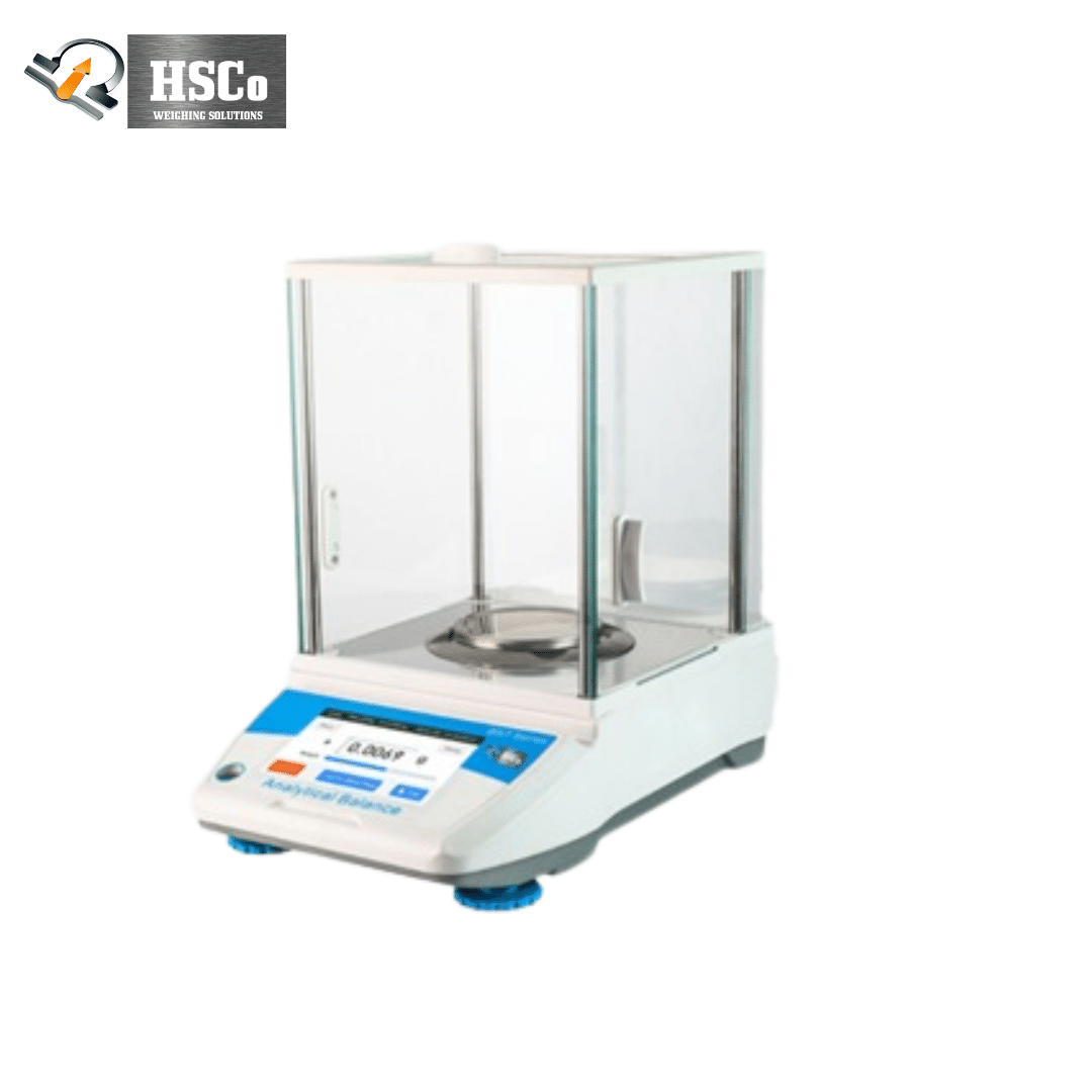 LAB220.1 TSI /E Touch Screen Series HSCo LAB220.1 TSI/E touch screen analytical balance with glass draft shield