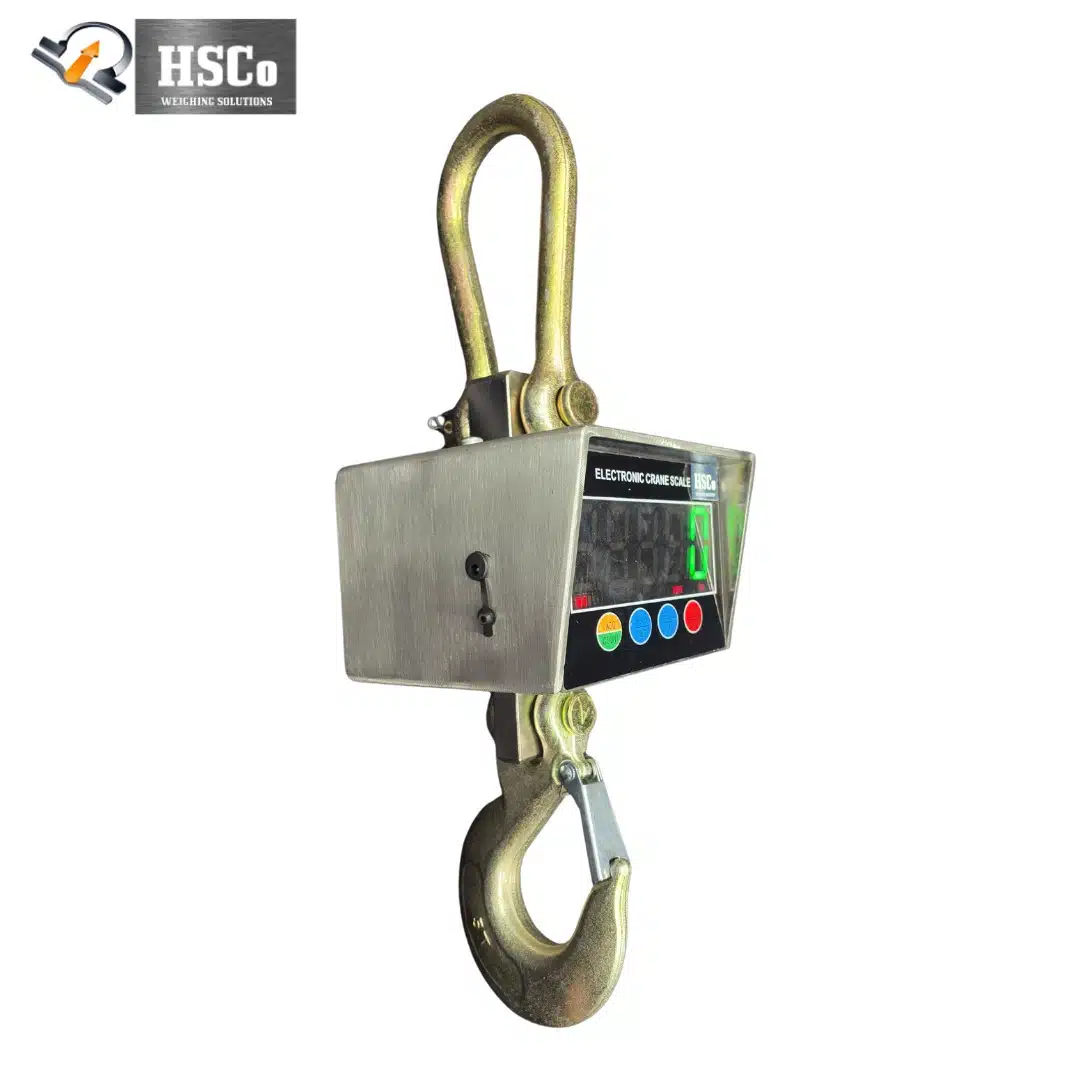 CRHSS304 Series Stainless Steel Crane Scale HSCo CRHSS304 stainless steel crane scale with shackle, LED display and hook