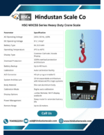 HSC-WXCSS series heavy duty crane scale leaflet with specifications