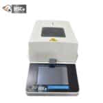 Moisture analyzer with lid closed, front view