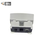 Rear of the moisture analyzer with power switch, socket and RS232 port