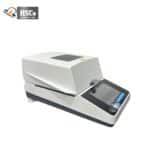 Moisture analyzer from the side with lid closed