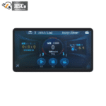 R1000 centrifuge touch screen showing speed, time and temperature
