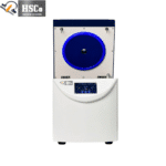 R1000 centrifuge with lid open, top view