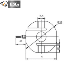 LCS-6 front drawing, 95 mm body