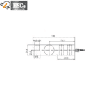 Cantilever Beam Load Cell HSC LCX-1 - view 2